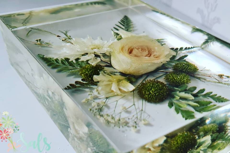 Flowers framed in love