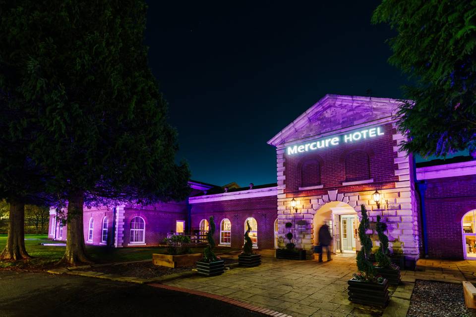 Front of hotel
