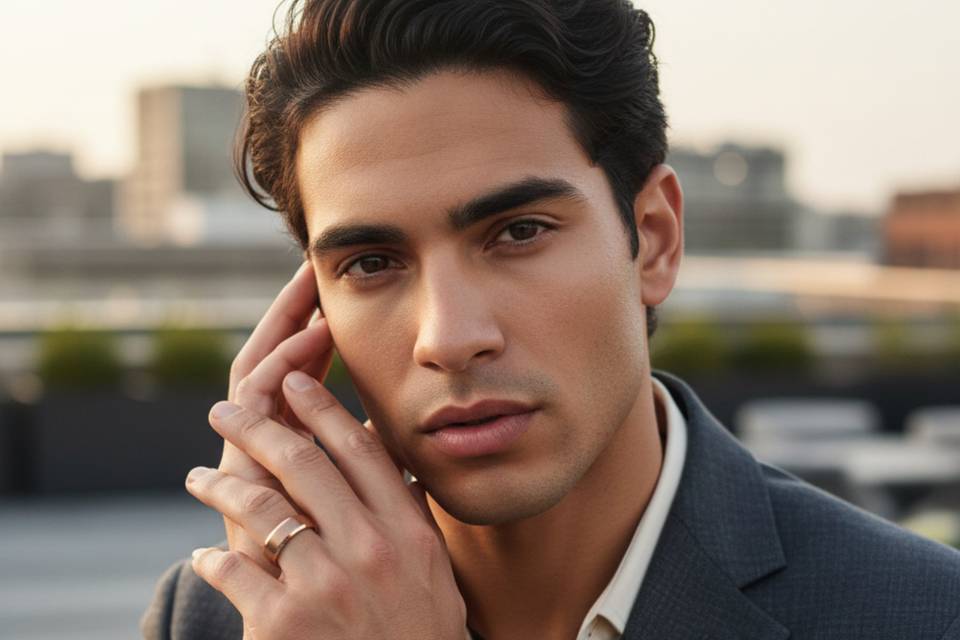 Roseon 18K Rose Gold Tungsten