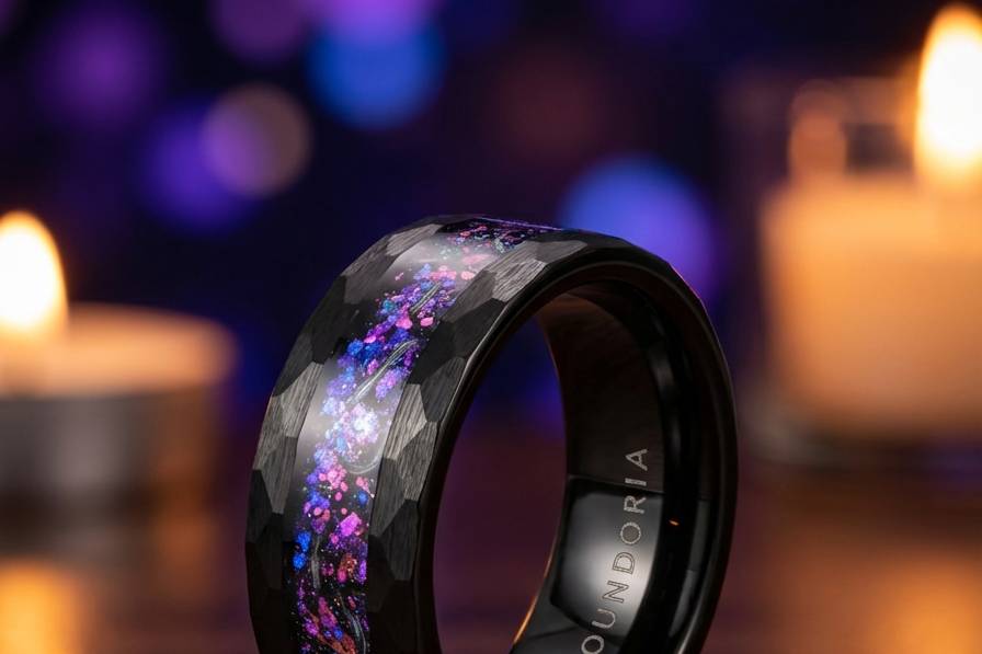 Cosmos - Hammered Galaxy inlay