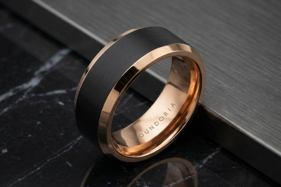 Vesper - Rose Gold & Black