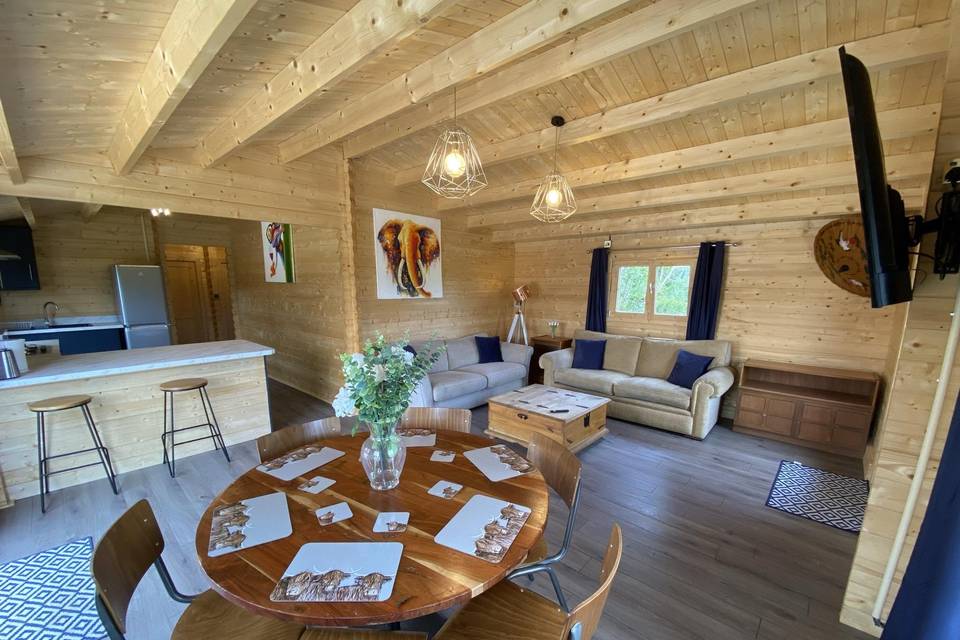 Our spacious lodges