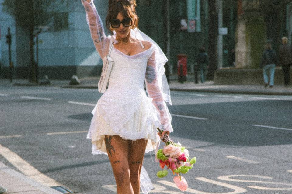 Bride on the loose