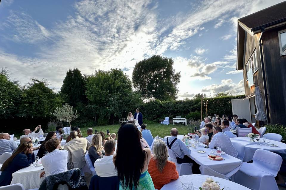 Garden Wedding two