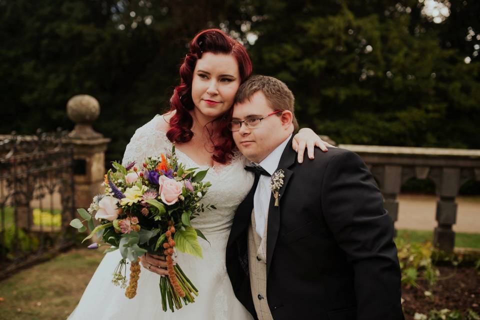 Bride and her brother