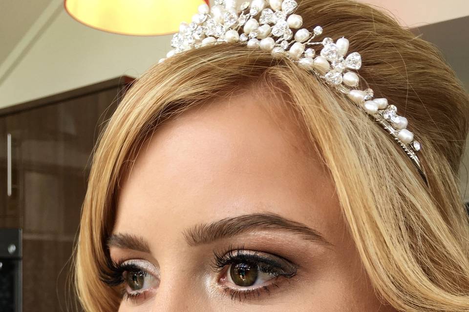 Gail’s bridal hair and Makeup