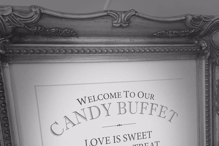 Candy Buffet Sign