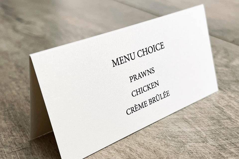 Name Place Card