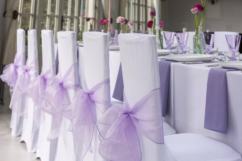 Summer Lavender napkins.