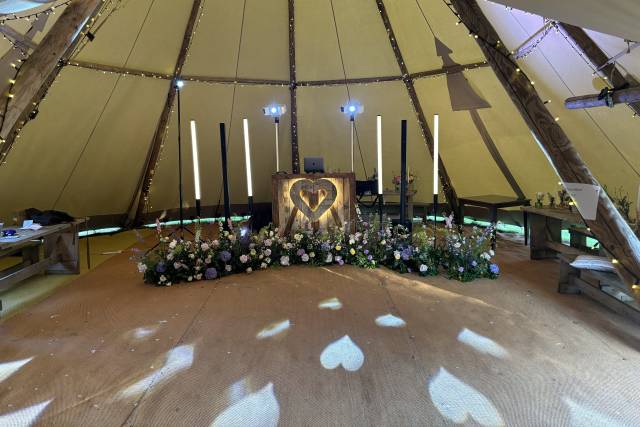 Rustic wedding front