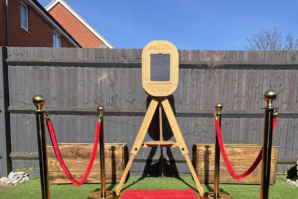 Selfie booth available