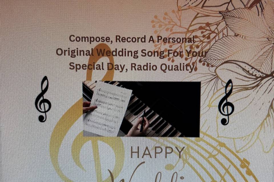 Composed for your special day