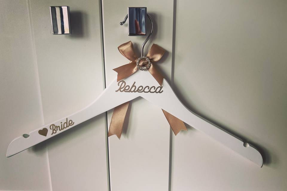 Personalised Bridal Hangers