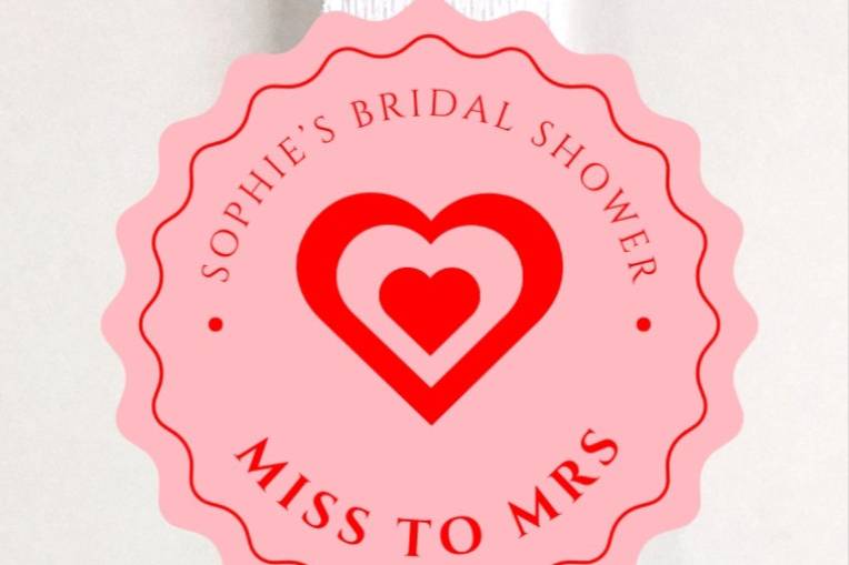 Bridal Shower Stickers