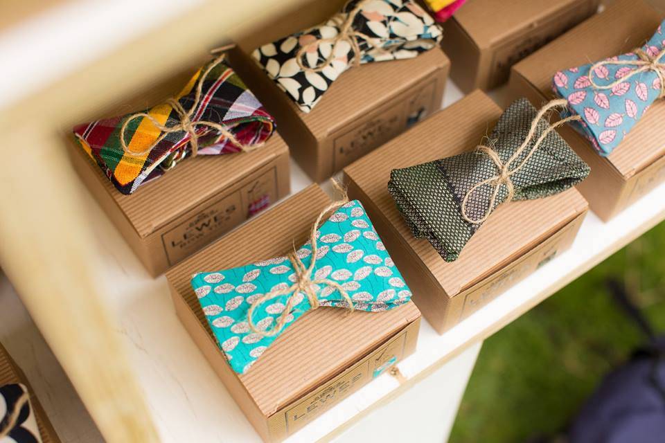A selection of bow ties