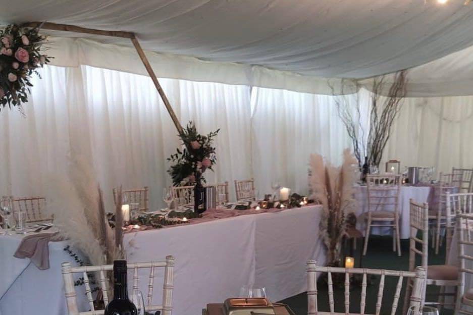 Marquee Wedding Breakfast