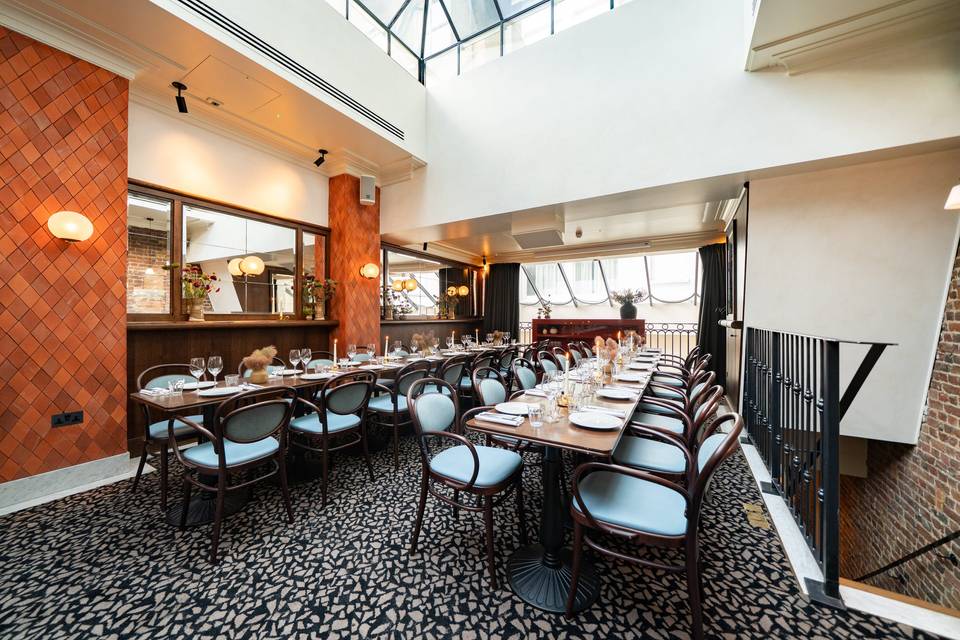 The Mezzanine with 2 tables