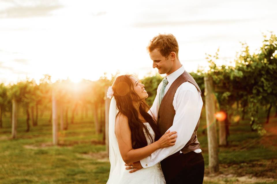 Vineyard wedding