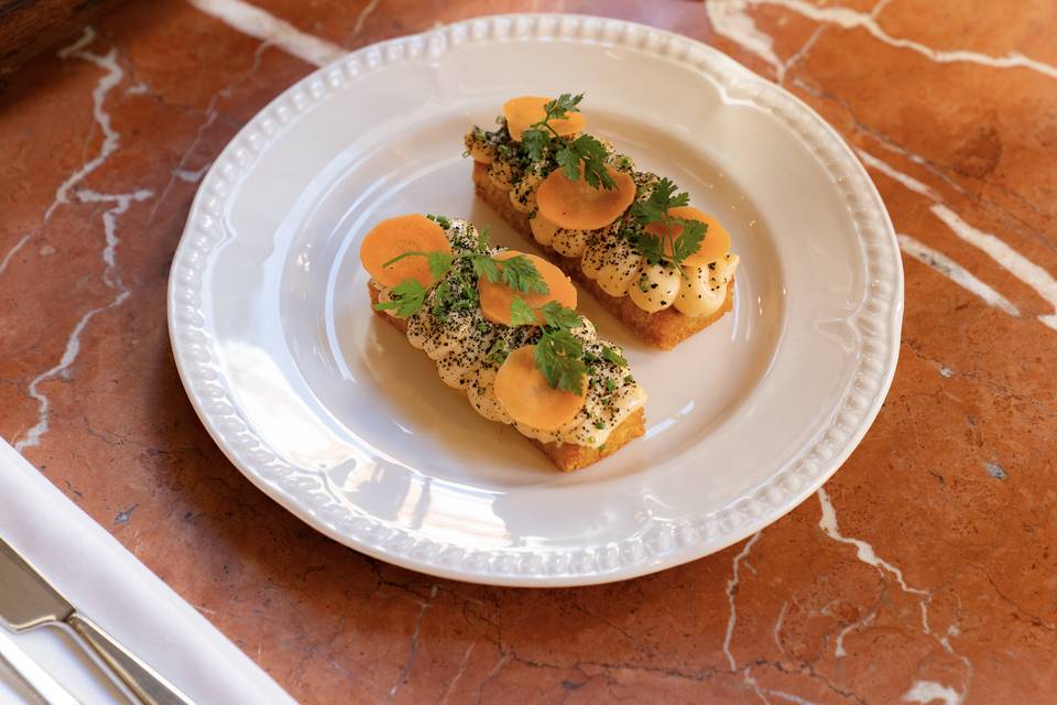 Cod’s Roe, Pommes Darphin