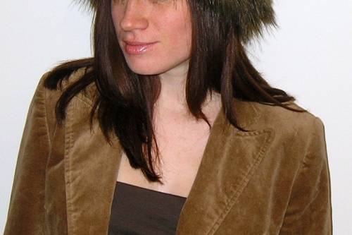 Brown Long Faux Fur Hat