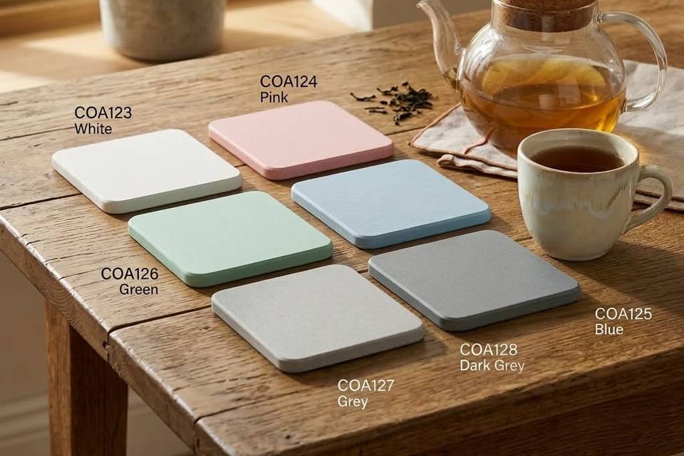 Pastel coasters