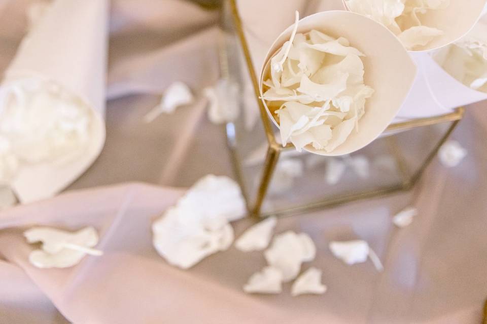 White Hydrangea Confetti