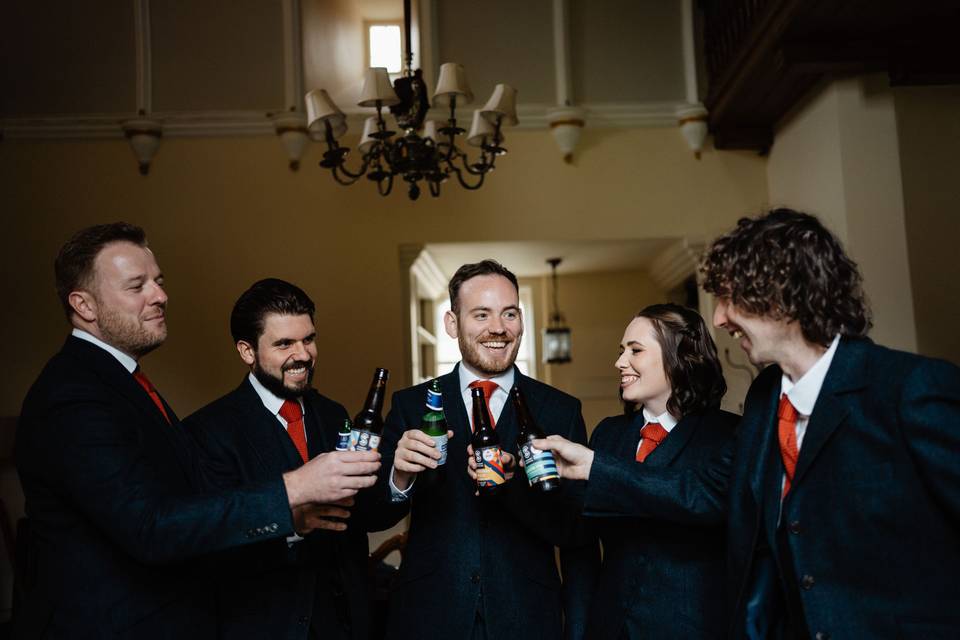 Drinks in beacon room