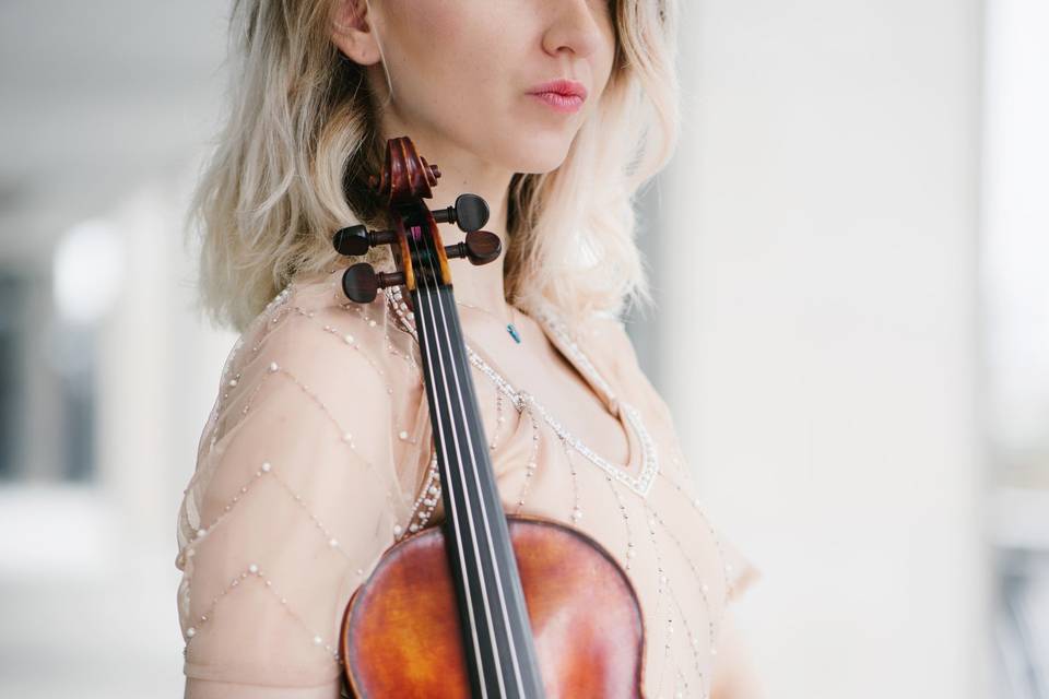 Alleya and her violin