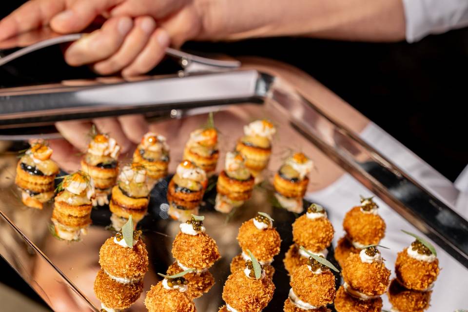Wedding canapes