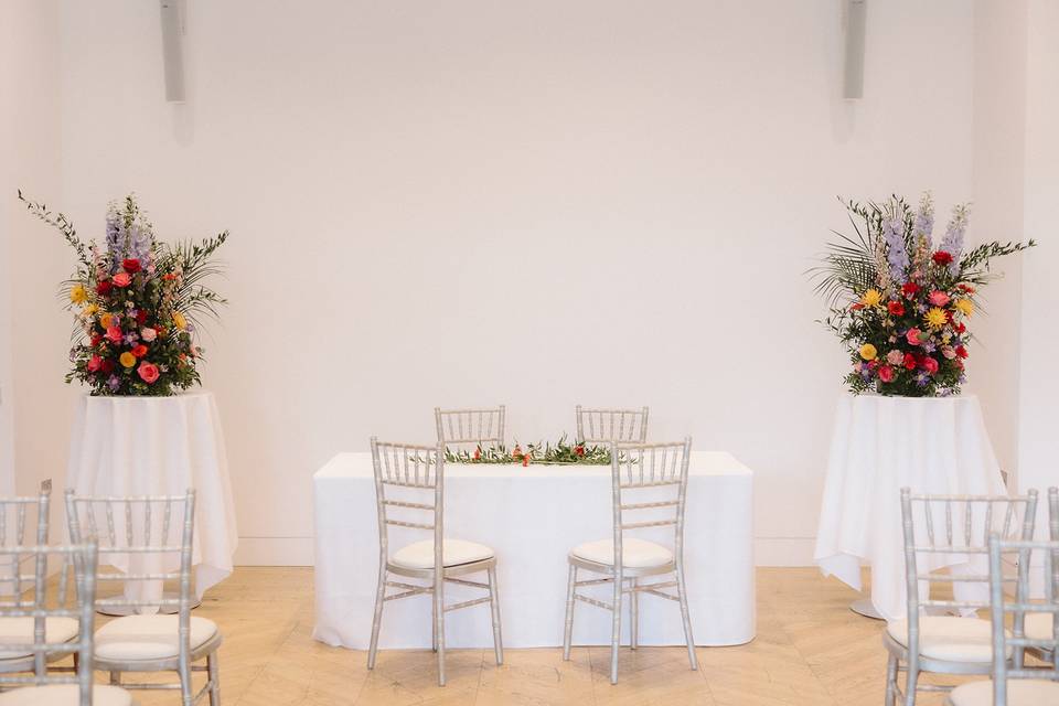Wedding setup, Kings Cross