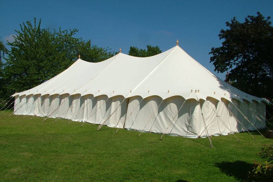 Canvas marquee hire