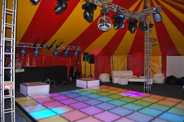 Disco lighting party hire devon