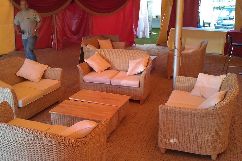 Lounge furniture hire