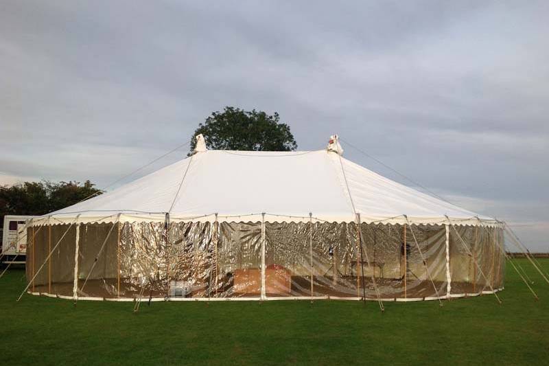 Panoramic marquee windows