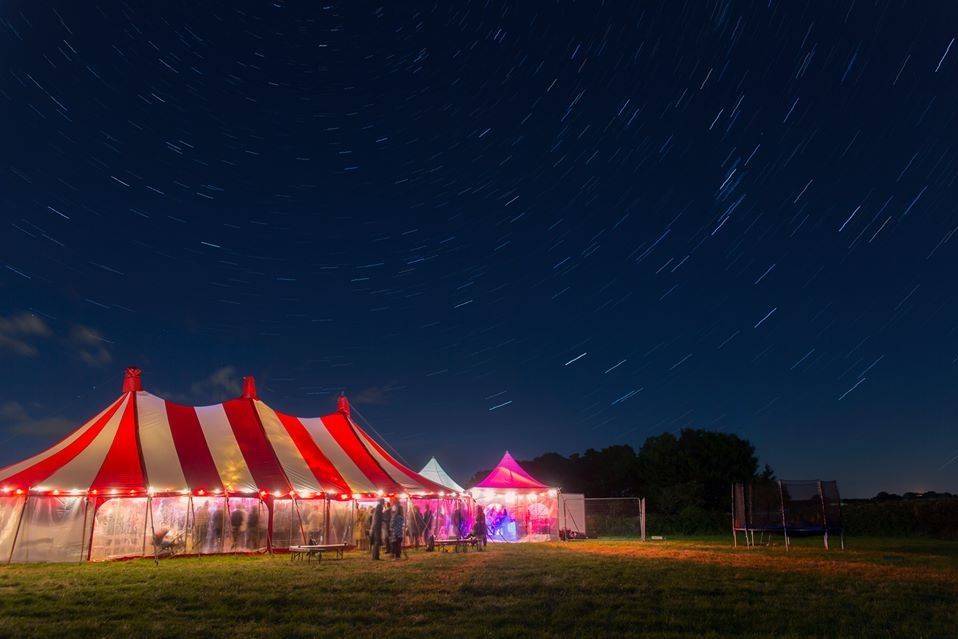 Festival  wedding marquee