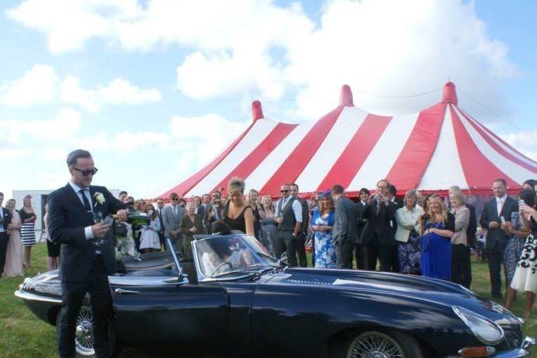 Festival  wedding marquee