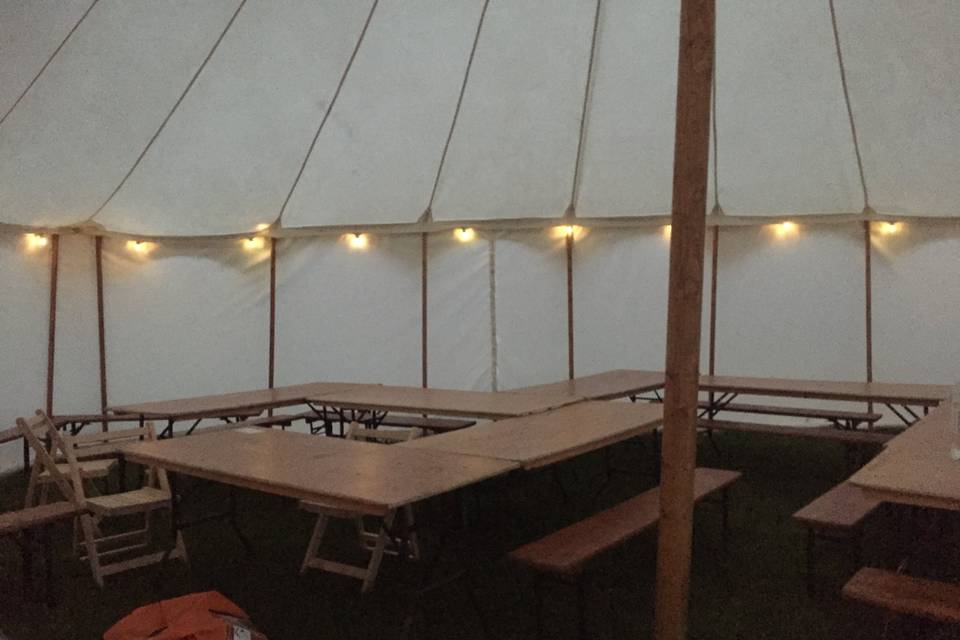 Dining tent hire