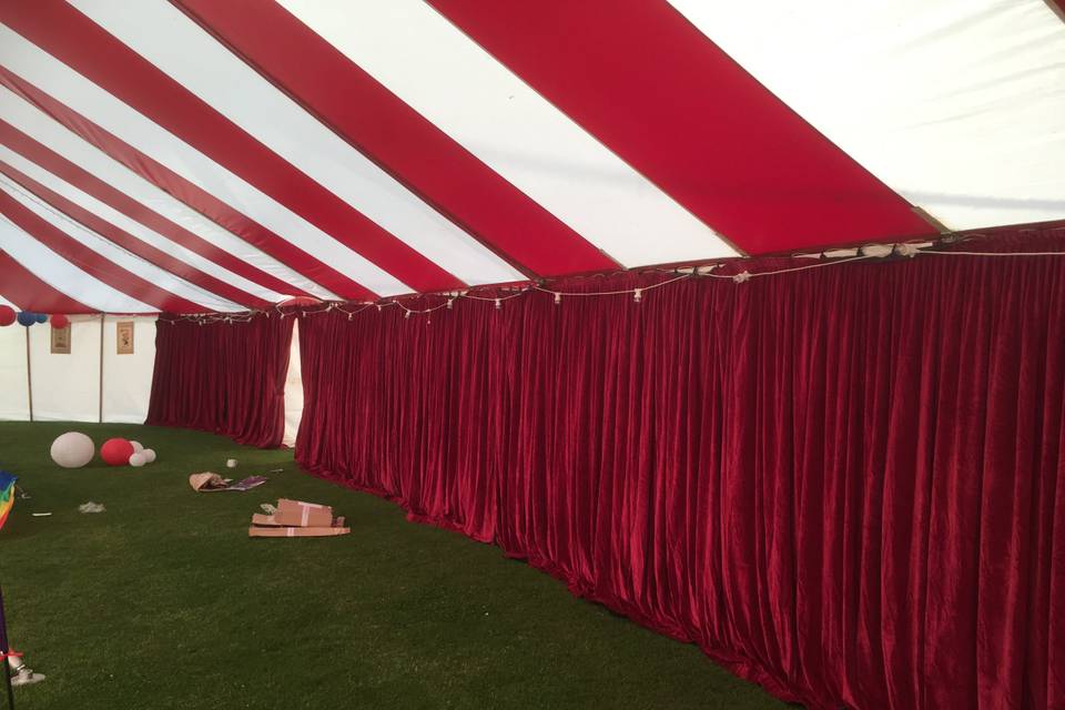 15 x21m oval big top hire