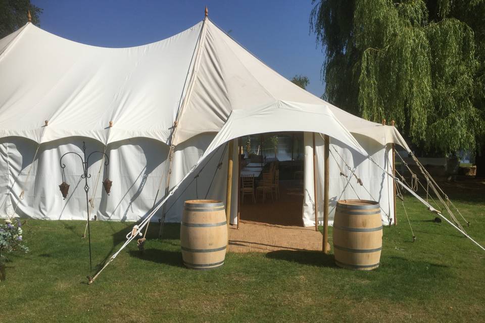 Marquee porch entrance