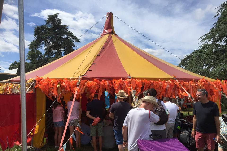 Festival tent hire