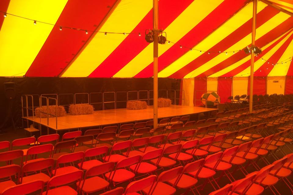 500 seater marquee theatre