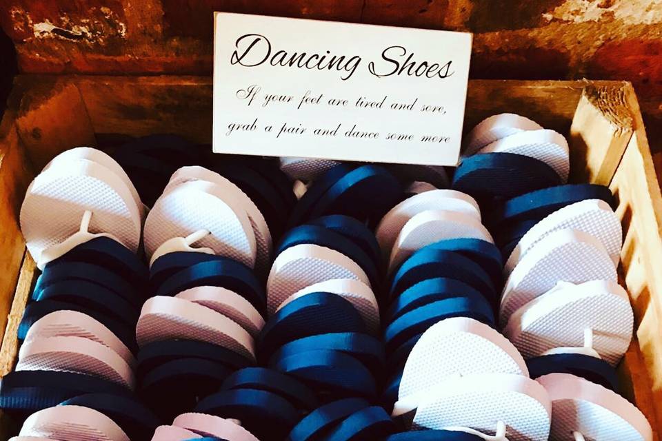 Dancefloor flip-flops
