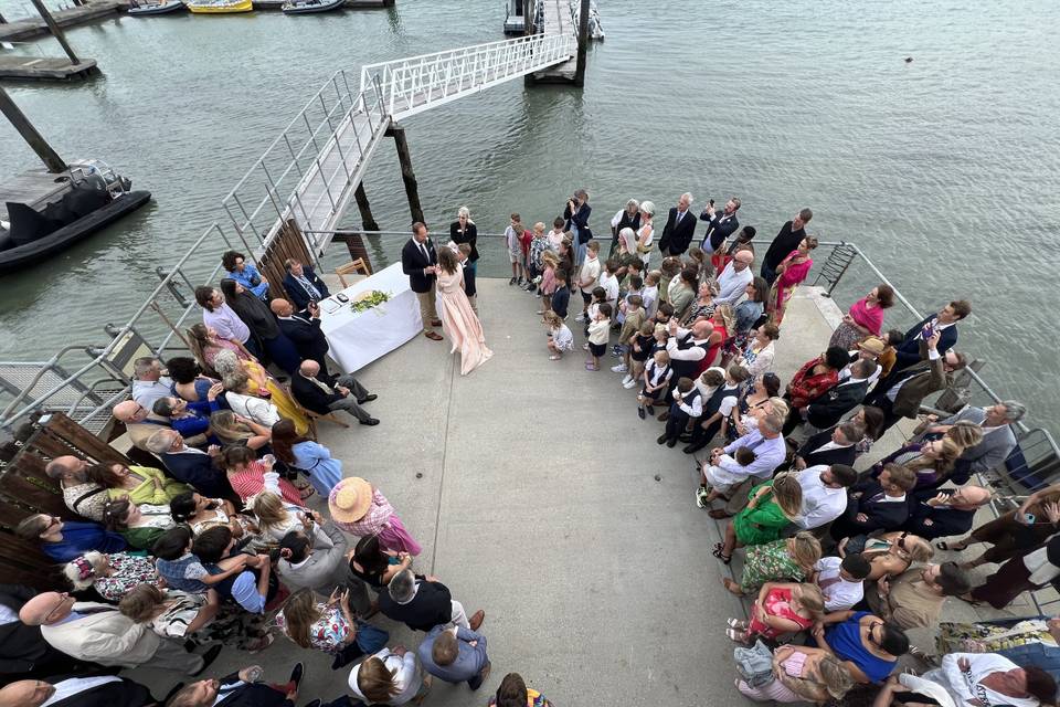 Ceremony on The Quay