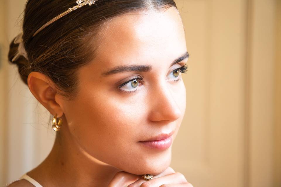Bride close-up