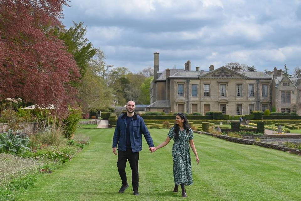 Coombe Abbey - engagement shoo