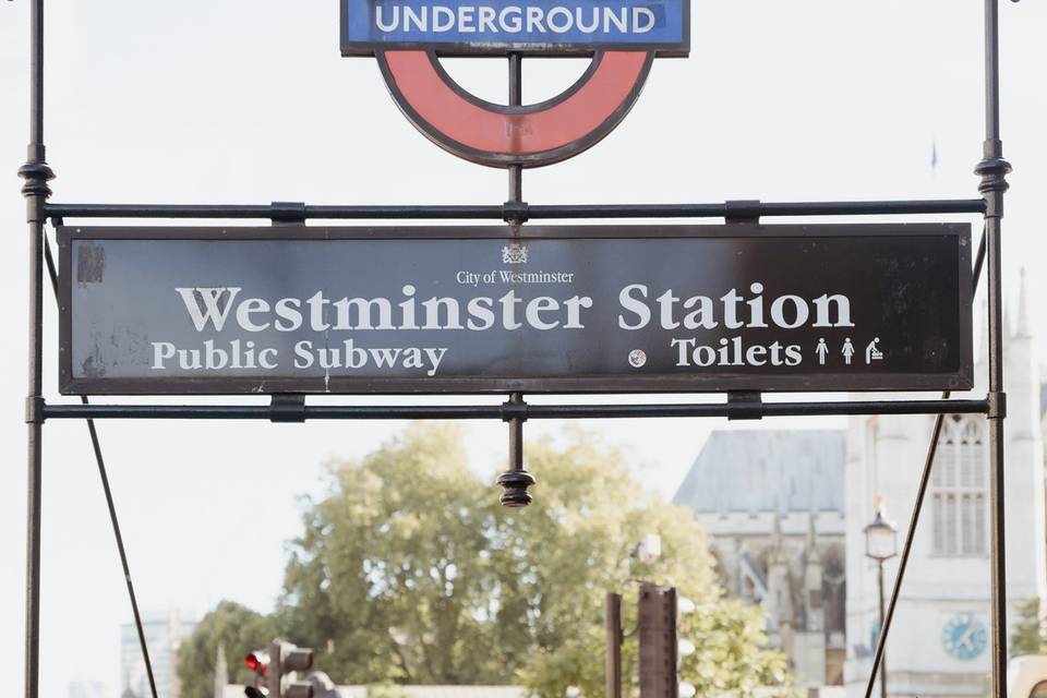 London Tube Couple