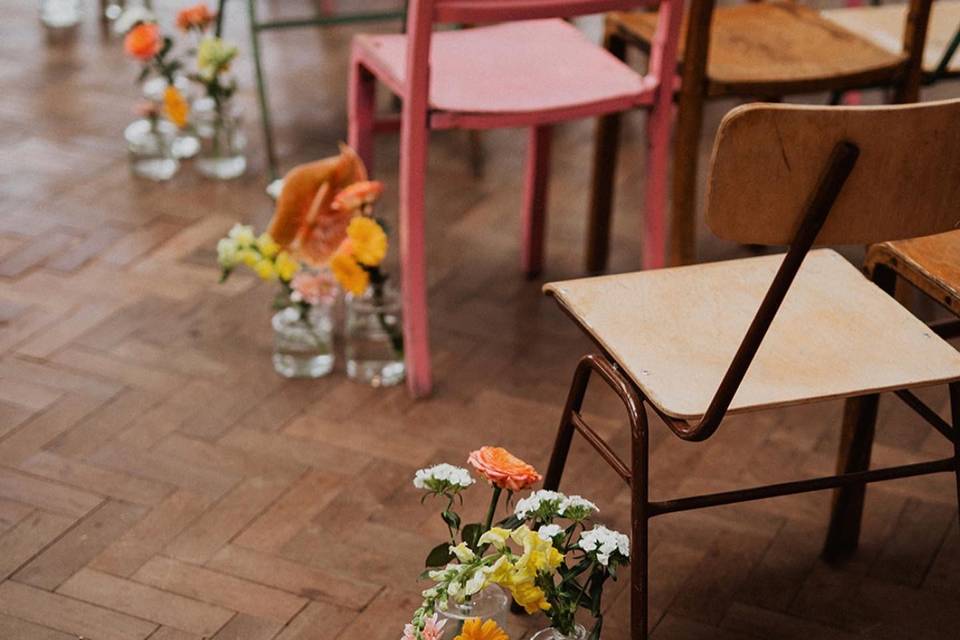 Ceremony aisle markers