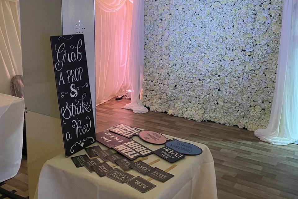 Flower Wall Photo Booth