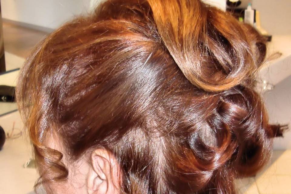 Hair up for weddings