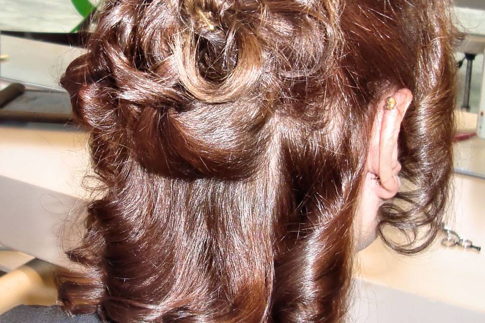 Hair up for weddings